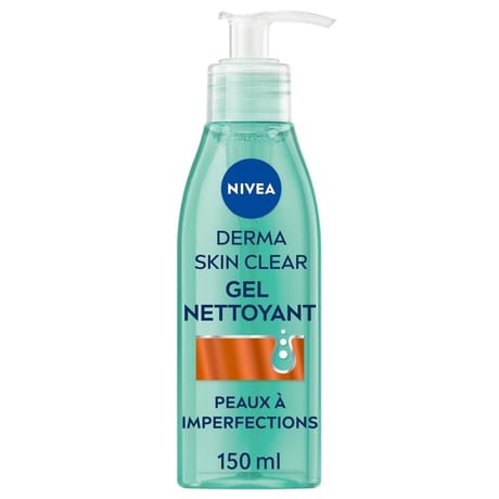 Nivea visage derma skin clear gel nettoyant anti-imperfections 150ml