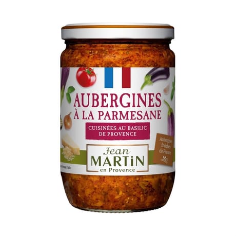 Jean martin aubergines à la parmesane 600g