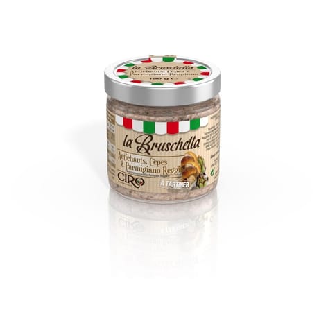 Ciro bruschetta artichauts parmigiiano reggiano et cepes 180g