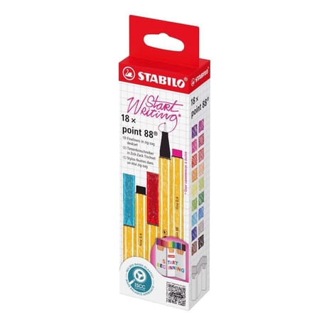 Etui zig-zag stabilo 18 point 88