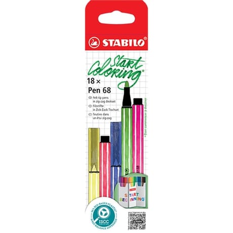Etui zig-zag stabilo 18 pen 88