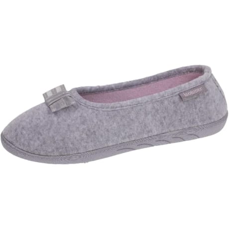 Ballerine semelle ergonomique femme Isotoner GRIS CHINE 39