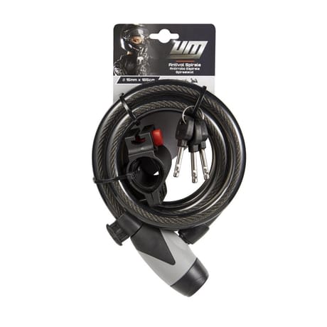 Auto pratic antivol spirale 185 cm