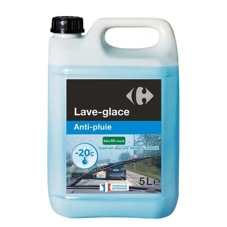 Carrefour lave-glace anti pluie -20°C fraicheur marine 5l