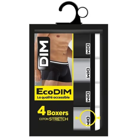 Lot de 4 boxers Ecodim Dim GMR T6