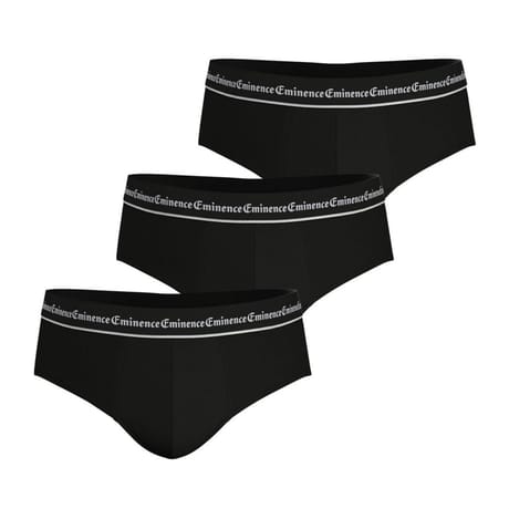 Lot de 3 slips trio Business homme Eminence NOIR 3 - 2500 NOIR T2