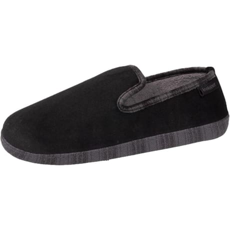 Charentaise velours utlta doux homme Isotoner NOIR 44