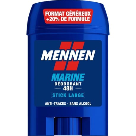 Mennen déodorant stick large marine 48h 60 ml