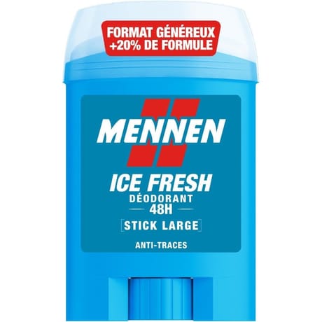 Mennen déodorant stick large homme ice fresh 24h 60 ml