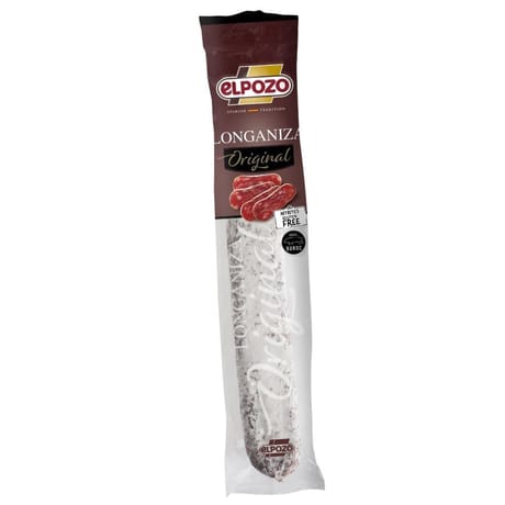 Elpozo longaniza original sans gluten sans nitrites 300g