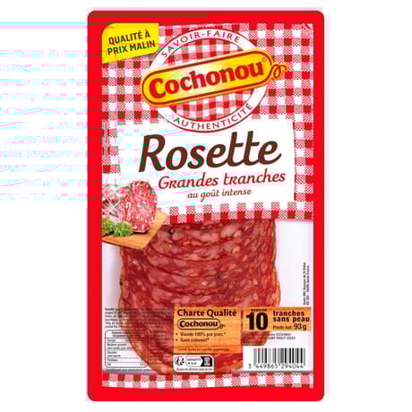 Cochonou rosette 10 tranches 93g