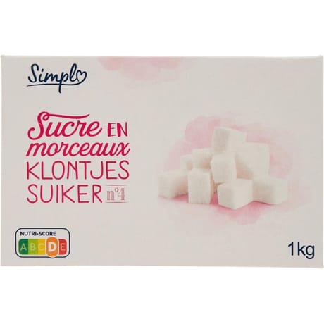 Carrefour simpl Sucre en morceaux n°4 1kg