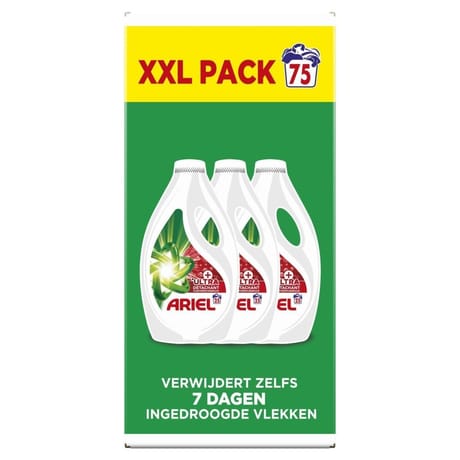 Ariel lessive liquide ultra détachant 75 doses 3.375l