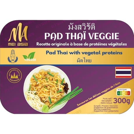 Mei asia nouilles pad thai veggie 300g