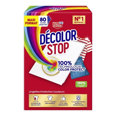 Decolor stop protection couleurs x80 lingettes