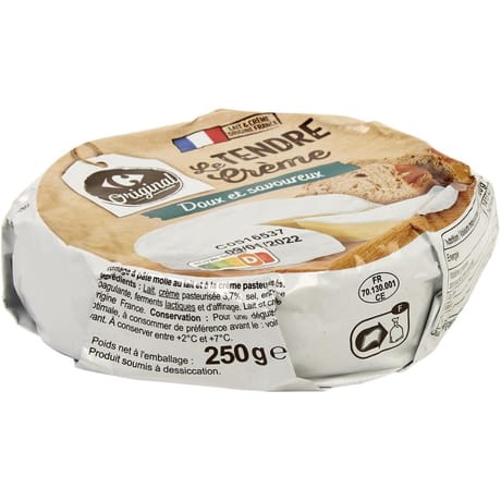 Carrefour Original Fromage Le Tendre Crème 250g