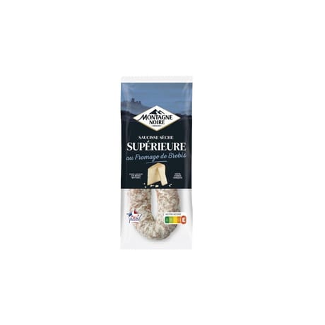 Montagne Noire saucisse sèche courbe supérieure au fromage de brebis 225g