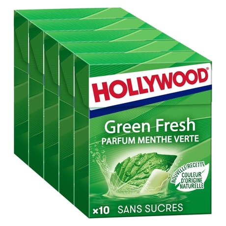 Hollywood green fresh parfum menthe verte x5