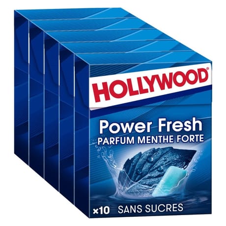 Hollywood power fresh parfum menthe forte x10