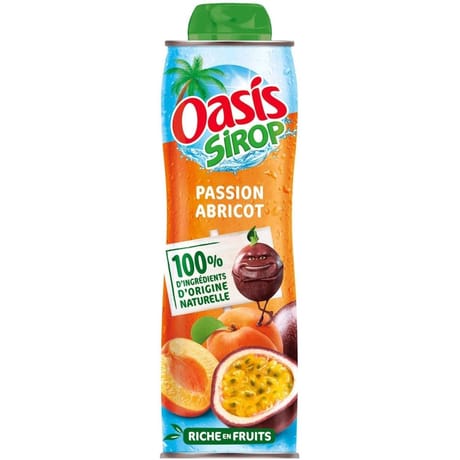 Oasis sirop passion abricot 60 cl