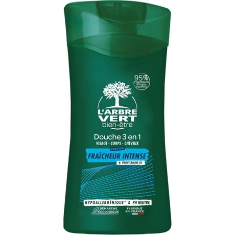 L'Arbre Vert Bien Etre - Douche 3 en 1 homme provitamine B5 Bio 250 ml