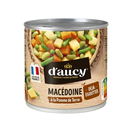 D'aucy macédoine déjà égouttée 265g