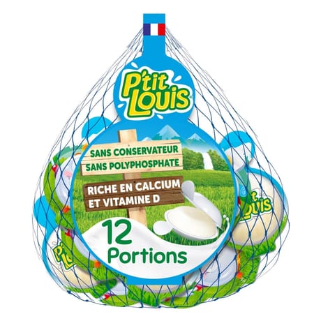 P'tit Louis nature filet 12 portions 22.9%mg 240g