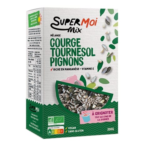 Supermoi mélange courge tournesol pignon bio 200g