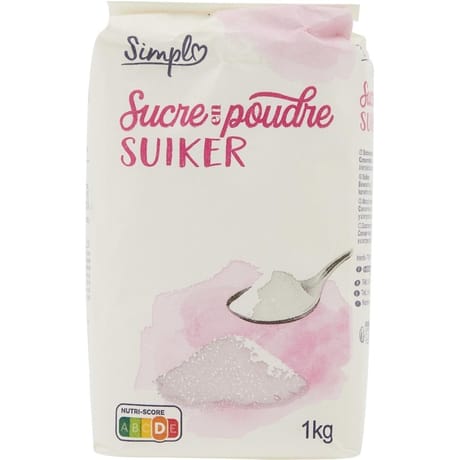Simpl Sucre en poudre sachet 1 kg