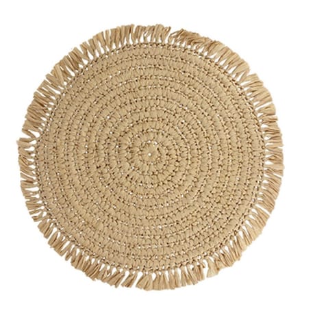 Set de table 38cm en raffia
