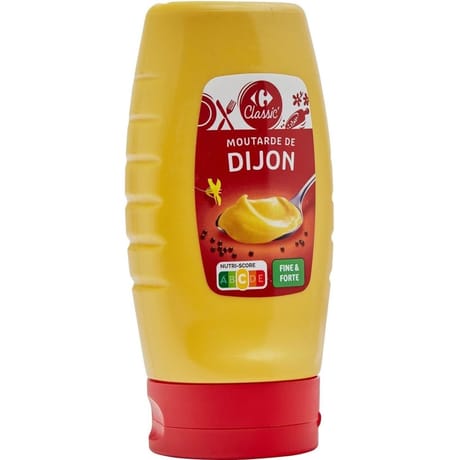 Carrefour classic' moutarde de Dijon fine et forte 265g