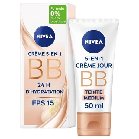 Nivea visage bb crème 5en1 teinte medium 50ml