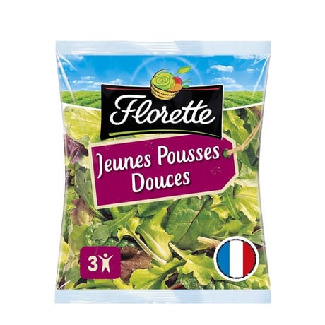 Florette salade jeunes pousses sachet 100g