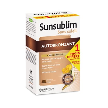 Nutreov sunsublim autobronzant capsules x 84