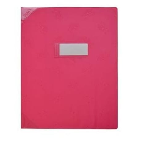 Protège cahier a4 opaque rose sans marque page
