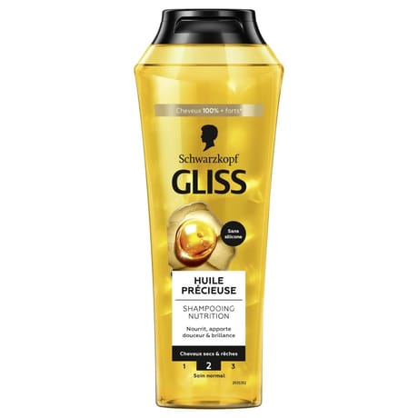 Gliss shampooing nutrition huile précieuse 250ml