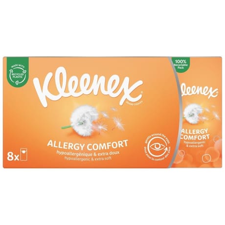 Kleenex mouchoirs etuis standard allergy comfort x8