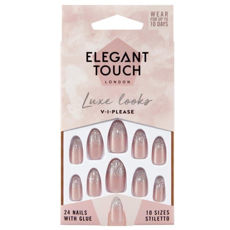 Elegant touch luxe looks faux-ongles 10 tailles x24