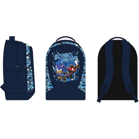 Sac a dos 45cm sonic prime 3 compartiments