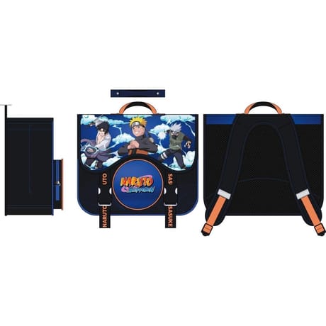 Cartable 38cm naruto shippuden 2 compartiments