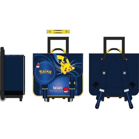 Cartable à roulettes 41cm POKEMON