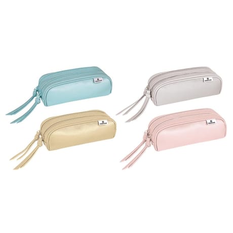 Fourre-tout double colors pastel pu