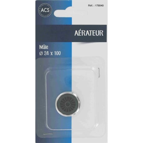 Aérateur mâle 24x100
