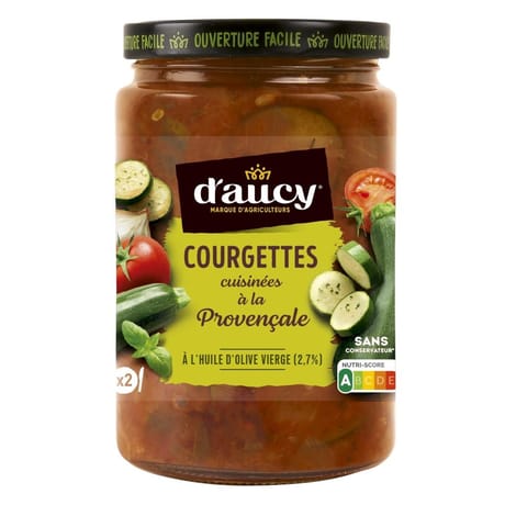 D'aucy courgettes cuisinees a la provencale 380g