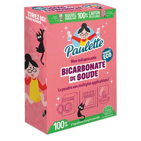Paulette bicarbonate de soude ecocert 1 kg