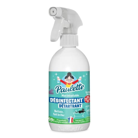 Paulette désinfectant détartrant ecocert 500ml