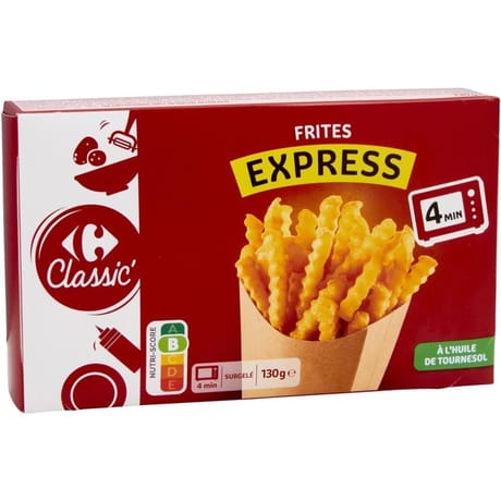 Carrefour classic' frites express 130g