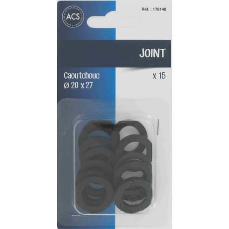 Joints caoutchouc 20x27  x15