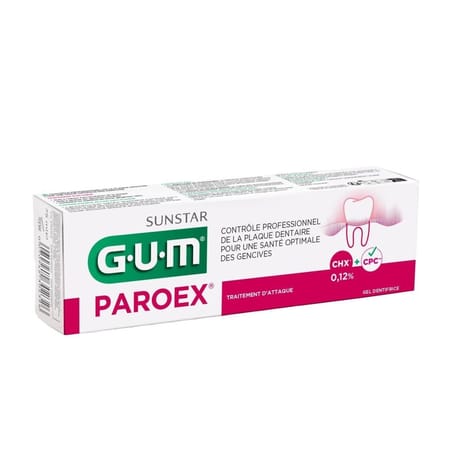 Gum paroex gel traitement d'attaque 75ml