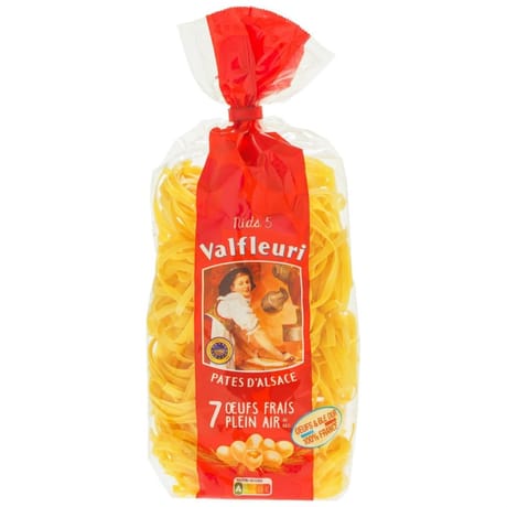 Valfleuri pâtes d'Alsace nids 5mm sachet 500g